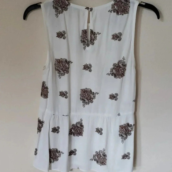 NWT Madewell Floating Paisley Peplum - Picture 4 of 9